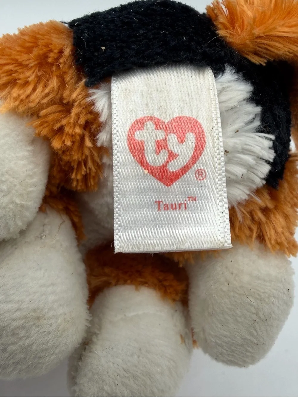 Ty Beanie Boos Tauri Calico Cat Plush 6” Retired Pink Glitter Eyes 2015